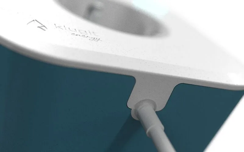Close-up of the enclosure finish.