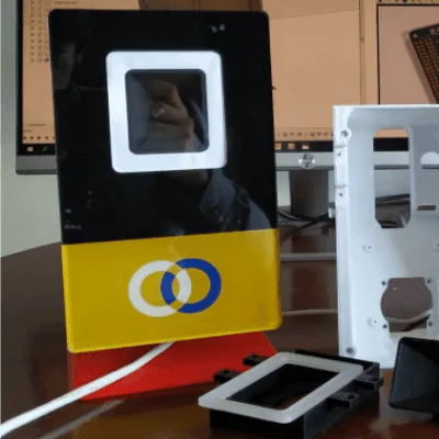 Early functional mock-up with display feedback.