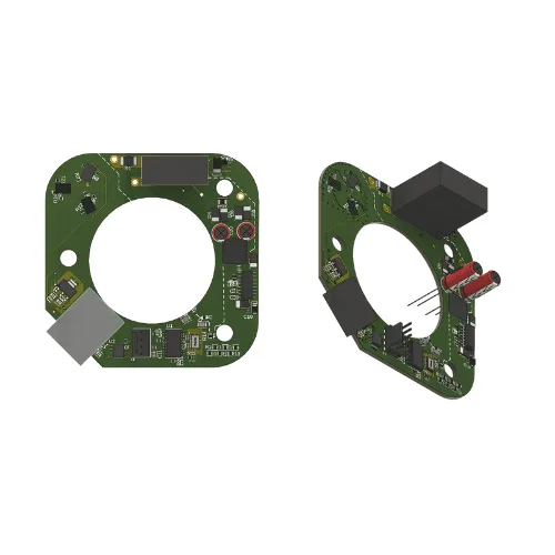 Custom PCB for the KLU sensing and control unit.